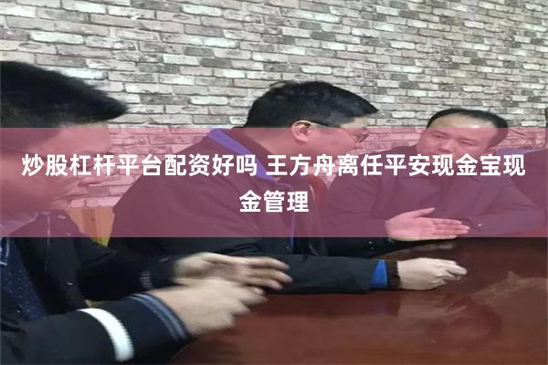 炒股杠杆平台配资好吗 王方舟离任平安现金宝现金管理