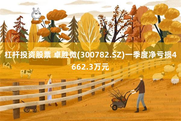 杠杆投资股票 卓胜微(300782.SZ)一季度净亏损4662.3万元