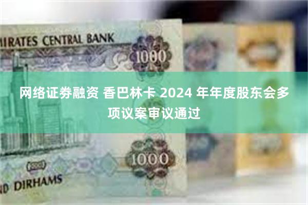 网络证劵融资 香巴林卡 2024 年年度股东会多项议案审议通过
