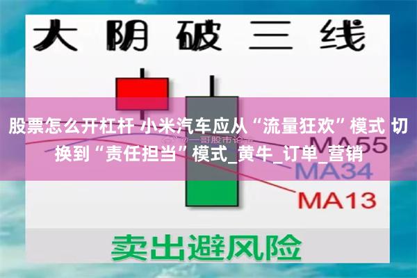 股票怎么开杠杆 小米汽车应从“流量狂欢”模式 切换到“责任担当”模式_黄牛_订单_营销